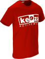 koszulka bawełniana - keeza - czerwony - bok.png