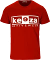koszulka bawełniana - keeza - czerwona - przód.png
