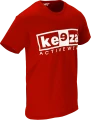 koszulka bawełniana - keeza - czerwony - bok.png