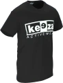 koszulka bawełniana - keeza - czarna - bok.png